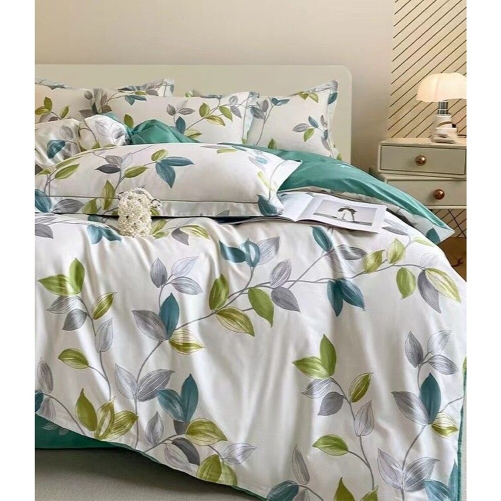 Cotton Queen Duvet Cover Bedding Set 3Pcs 1 Comforter cover 2 Pillowcases Floral